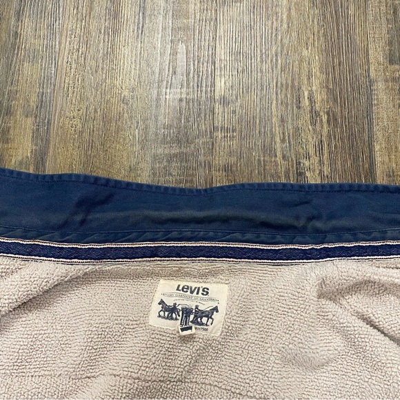 Levi's Men's Sherpa Blue Button Up Insulated/fleece Outdoor Chore Jacket Size 3X - Picture 5 of 16